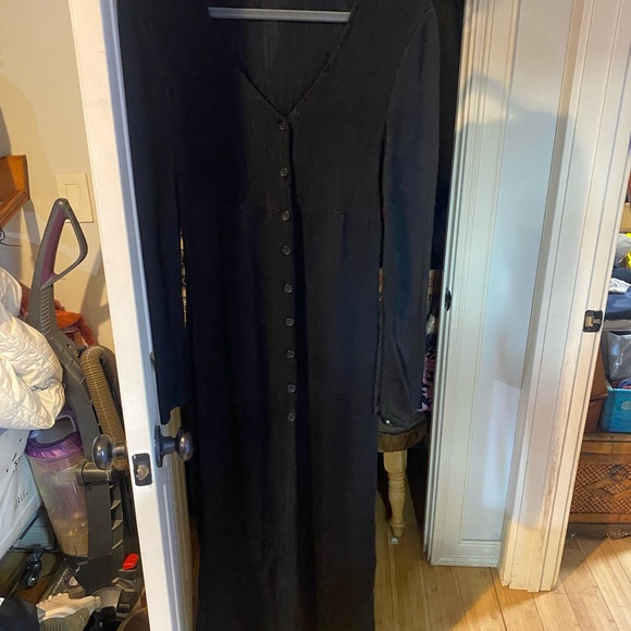 Giorgio Armani Full Length Button Down Cardigan.